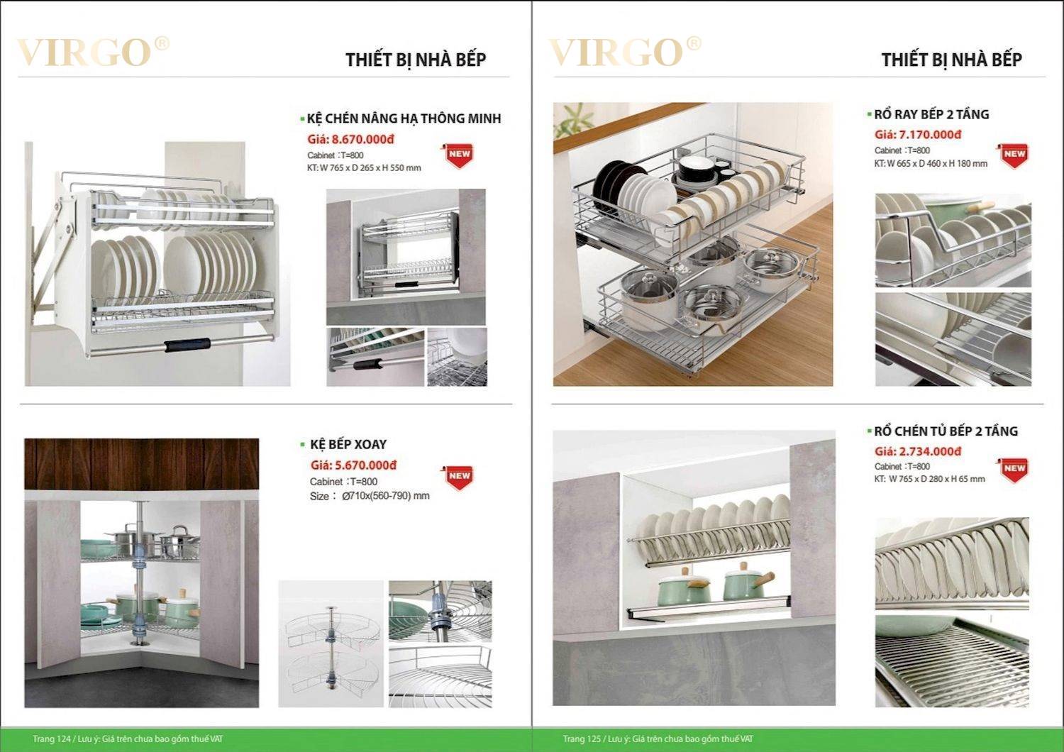 Catalogue và bảng giá Thiết bị vệ sinh VIRGO mới nhất /Page 63